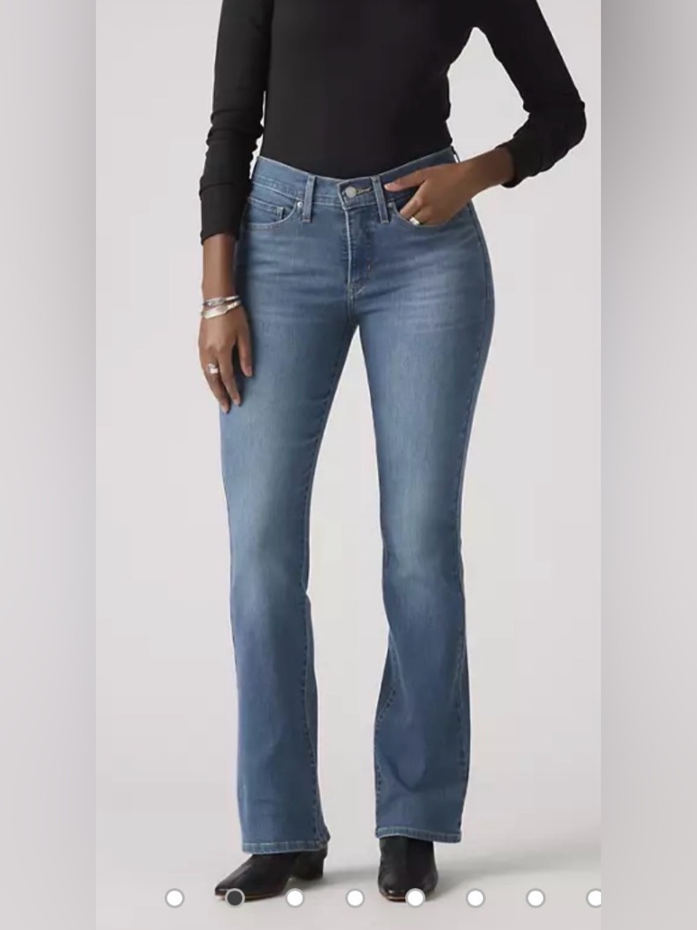 Levi's 315 Shaping Bootcut Jeans- Dark Wash